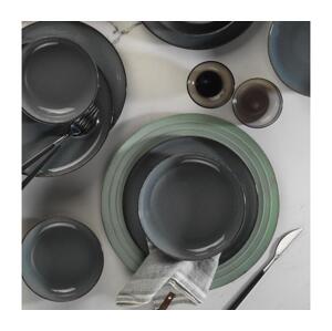 Jídelní sada 12 ks šedá/porcelán 710KTP3405