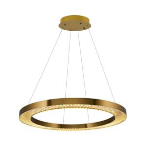 LED Lustr na lanku JESI LED/90W/230V 3000K pr. 100 cm bronzová