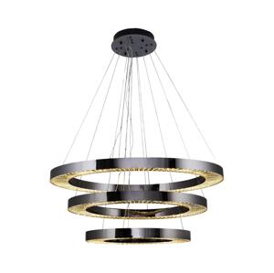 LED Lustr na lanku JESI LED/99W/230V 3000K pr. 100 cm stříbrná