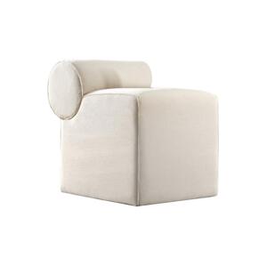 Taburet TIKI 47x45 cm krémová 209FLF1378