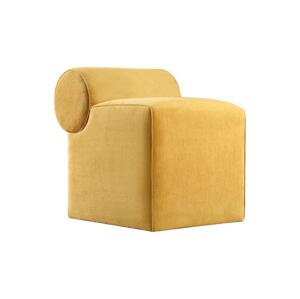 Taburet TIKI 47x45 cm žlutá 209FLF1380