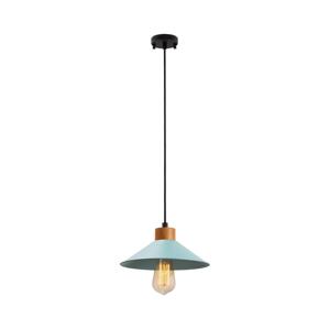 Lustr na lanku MANAVGAT 1xE27/40W/230V modrá/hnědá