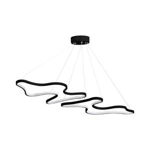 LED Lustr na lanku DUPLE ARTISAN LED/80W/230V 4000K černá