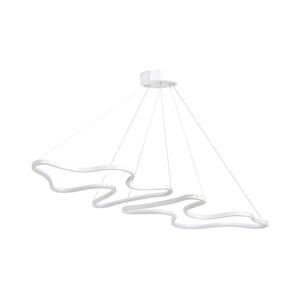 LED Lustr na lanku DUPLE ARTISAN LED/80W/230V 6500K bílá
