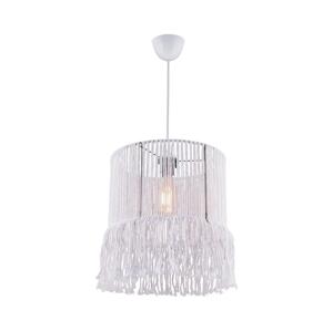 Lustr na lanku NESS MACRAME 1xE27/40W/230V bílá