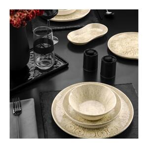 Jídelní sada 27 ks béžová/porcelán 721NBL3152