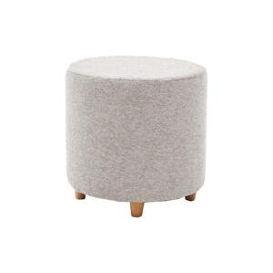 Taburet KIMA pr. 40 cm krémová/šedá 825BLC2407