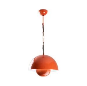 Lustr na lanku KURE 1xE27/40W/230V oranžová
