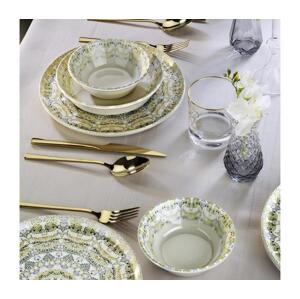 Jídelní sada 12 ks pestrobarevná/porcelán 430KSV8965