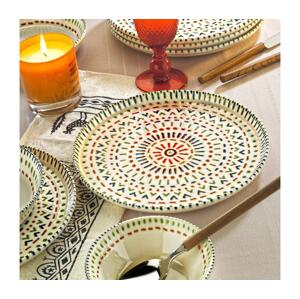 Jídelní sada 12 ks pestrobarevná/porcelán 430KSV8966