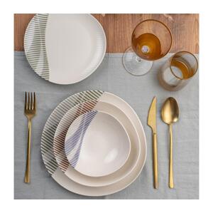 Jídelní sada 24 ks pestrobarevná/porcelán 387GRP1370