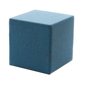 Taburet CUBI 40x40 cm modrá 825BLC5109
