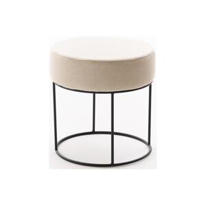 Taburet RELO pr. 40 cm krémová 825BLC5143