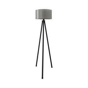 Stojací lampa AYD 1xE27/40W/230V černá/šedá