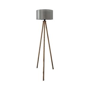 Stojací lampa AYD 1xE27/40W/230V hnědá/šedá