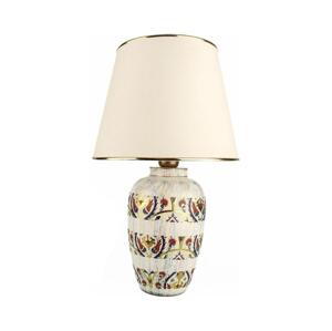 Stolní lampa RAMZES 1xE27/40W/230V krémová/zlatá