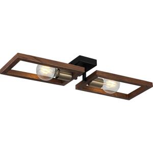 Stropní svítidlo ERA 2xE27/40W/230V hnědá