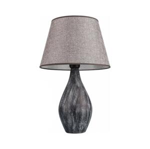 Stolní lampa RAMZES 1xE27/40W/230V šedá