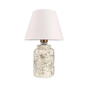 Stolní lampa RAMZES 1xE27/40W/230V bílá/béžová