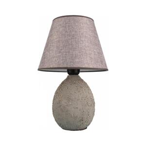 Stolní lampa RAMZES 1xE27/40W/230V šedá