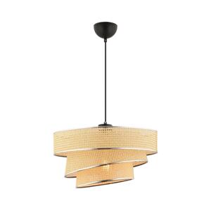 Lustr na lanku COUPER 1xE27/60W/230V béžová/lesklý chrom