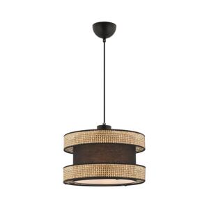 Lustr na lanku HALO 1xE27/60W/230V hnědá/béžová