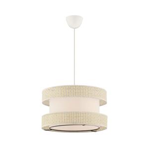 Lustr na lanku HALO 1xE27/60W/230V krémová