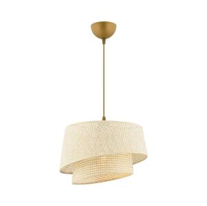 Lustr na lanku BARETTE 1xE27/60W/230V krémová