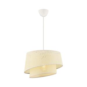 Lustr na lanku BARETTE 1xE27/60W/230V krémová