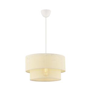 Lustr na lanku ECHO 1xE27/60W/230V krémová