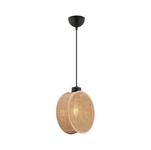 Lustr na lanku DRUM 1xE27/60W/230V hnědá