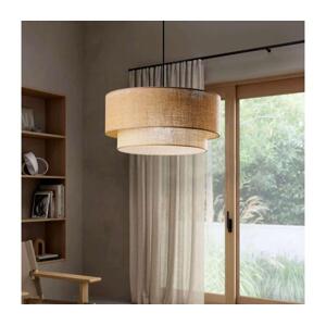 Lustr na lanku NATURA 1xE27/40W/230V hnědá