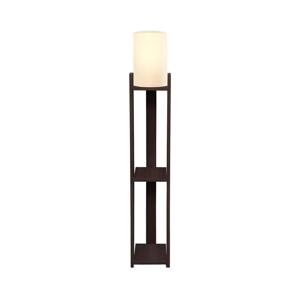 Stojací lampa AYD 1xE27/40W/230V hnědá/krémová