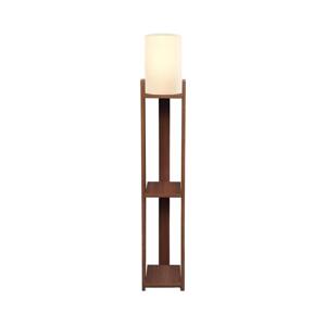 Stojací lampa AYD 1xE27/40W/230V hnědá/krémová