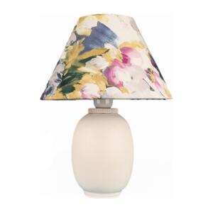 Stolní lampa 1xE27/40W/230V bílá/pestrobarevná