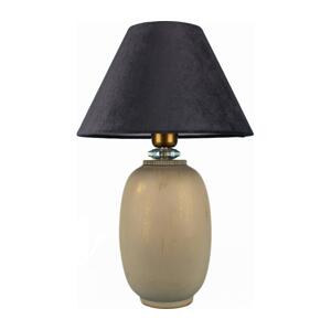Stolní lampa 1xE27/40W/230V černá/béžová