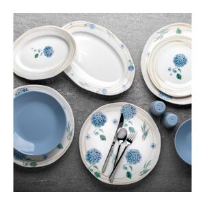Jídelní sada 29 ks bílá/modrá/porcelán 868ARY1144