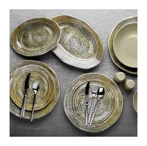 Jídelní sada 29 ks zelená/porcelán 868ARY1151