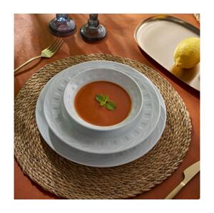 Jídelní sada 18 ks bílá/porcelán 387GRP1384