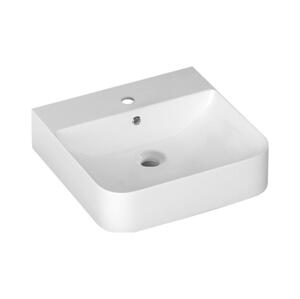 Isvea - Umyvadlo na desku/závěsné SOTT AQUA 50x50 cm keramika/bílá 10SQ51051