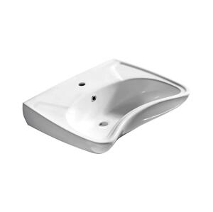 Isvea - Umyvadlo pro tělesně handicapované 45,6x59,5 cm keramika/bílá 10TP60060