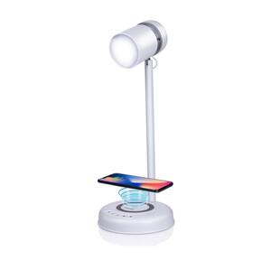 Grundig Grundig -LED Stolní lampa s bezdrátovým nabíjením a reproduktorem 3v1 LED/15W/5V