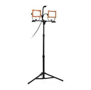 LED Reflektor se stojanem 2xLED/30W/230V 4000K IP65 oranžová/černá