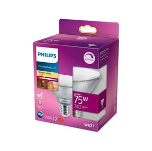Philips LED Stmívatelná žárovka Philips E27/9,5W/230V 2700K