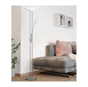 Eglo Eglo 25869 - Stmívatelná stojací lampa BAYA 1xR7s/230W/230V+1xG9/33W matný chrom