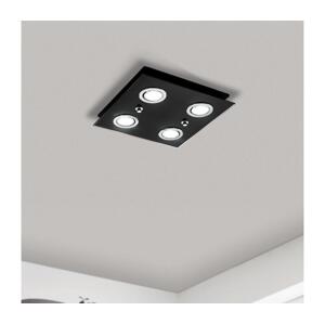 Eglo Eglo 33804 - LED Stropní svítidlo GRATTINO 4xGU10/2,8W/230V 3000K černá