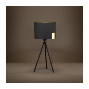 Eglo Eglo 39965 - Stolní lampa TORTOLA 1xE27/40W/230V černá/zlatá