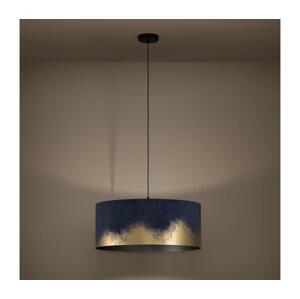 Eglo Eglo 39974 - Lustr na lanku CASUARITA 1xE27/40W/230V pr. 53 cm modrá/zlatá