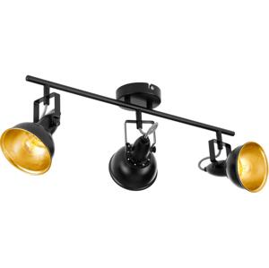 Eglo Eglo 75513 - Bodové svítidlo THORNTON 3xE14/28W/230V černá/zlatá