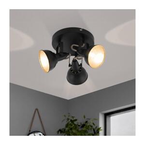 Eglo Eglo 75514 - Bodové svítidlo THORNTON 3xE14/28W/230V černá/zlatá